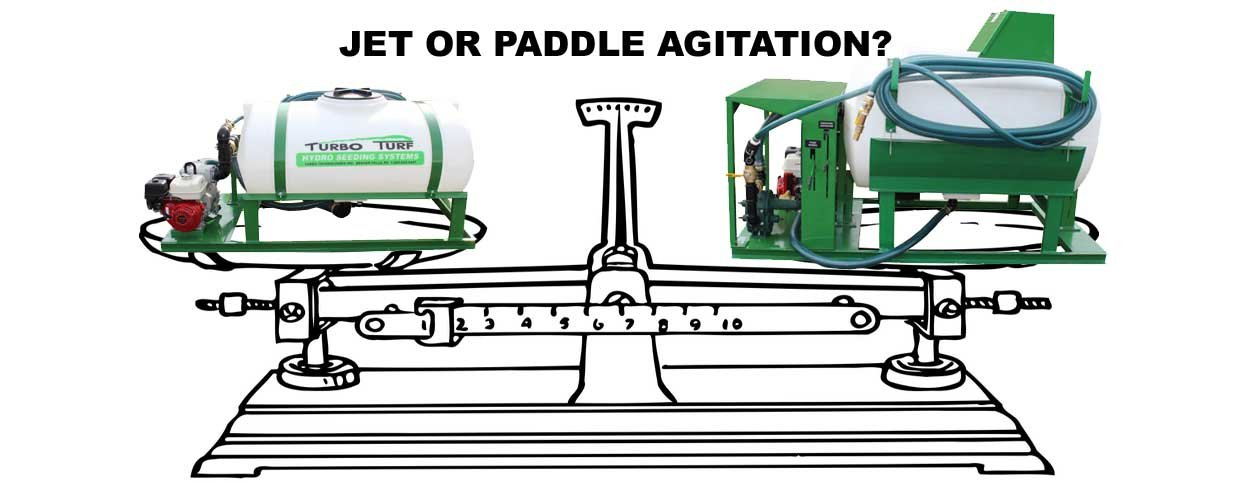 Choosing between jet and paddle agitation